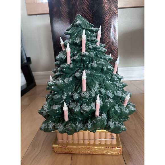 NEW John Derian X Target Lighted 14" Christmas Tree with Candles Blow‎ Mold 2025 - Picture 3 of 6
